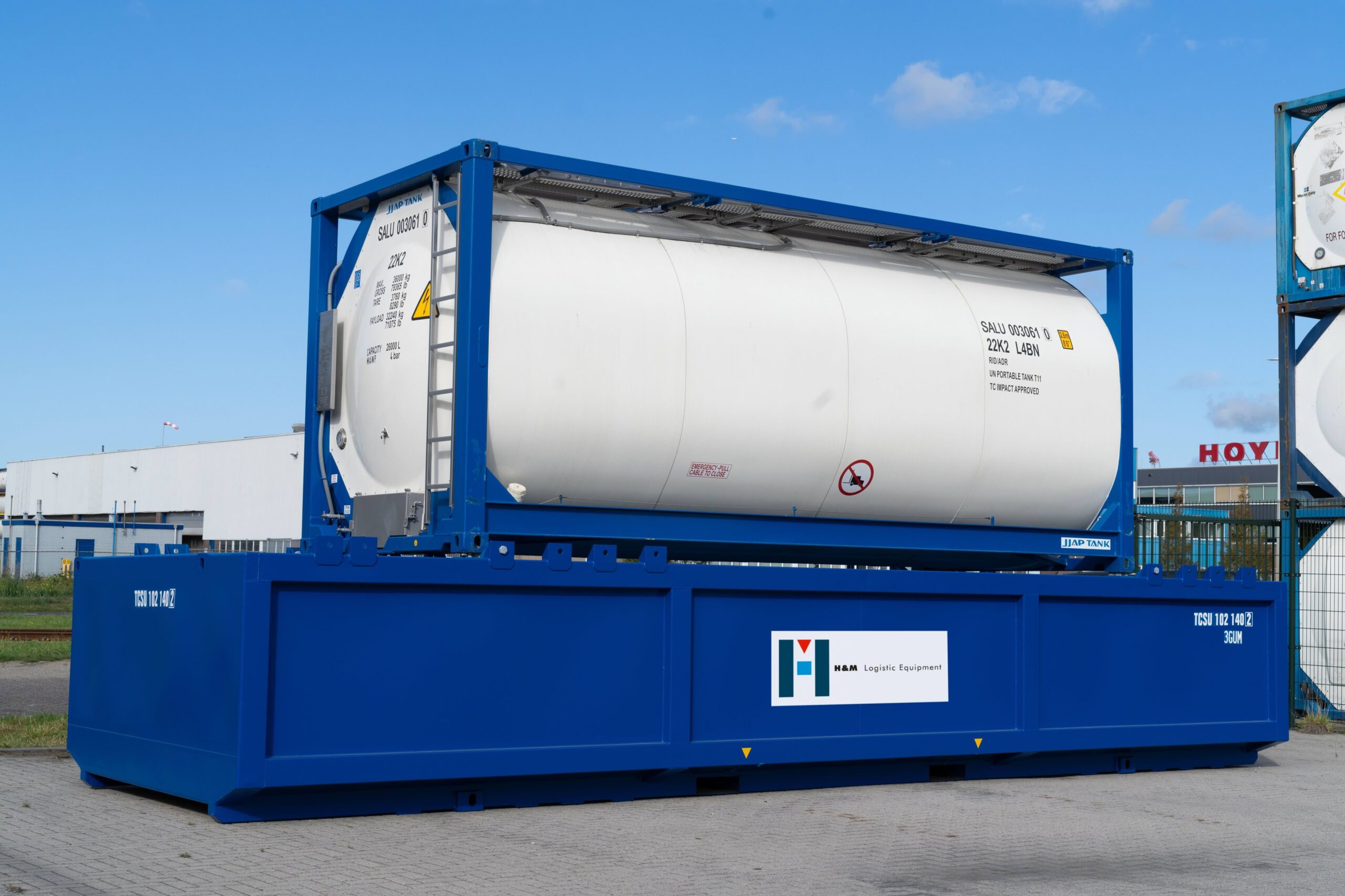 Spill trays - H&M Tank Containers