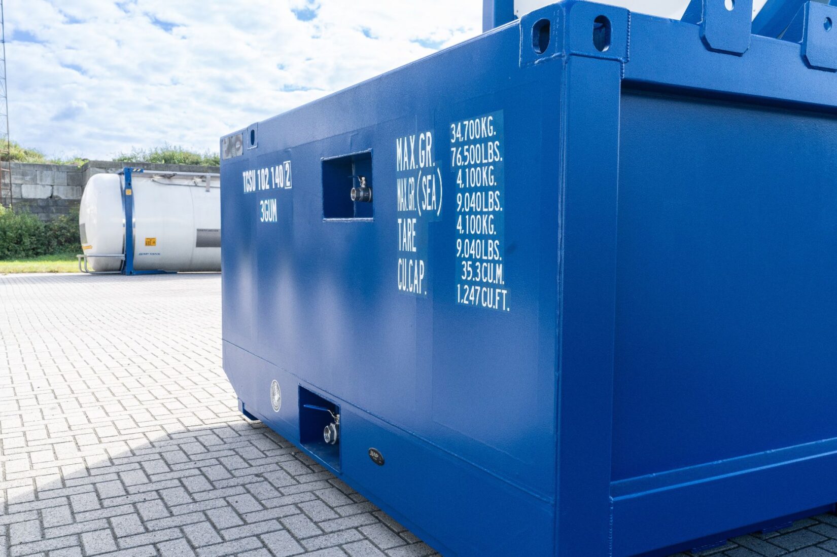 Spill trays for tank containers - H&M Tank Containers